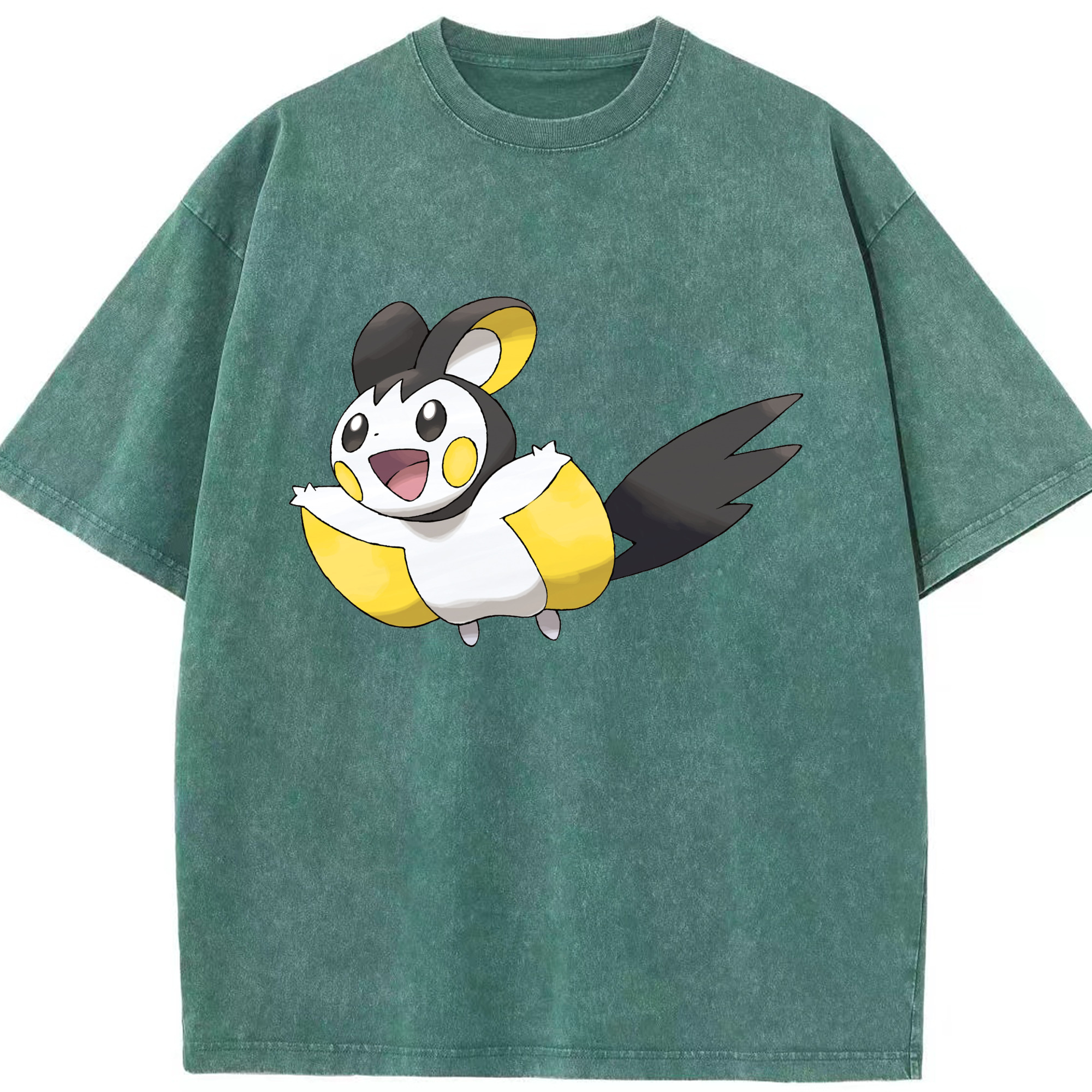 （画像用） ポケットモンスター Pokémon 綿100% ヴィンテージ風 半袖Tシャツ（フロントプリント）